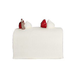 Pastel Rollito de Fresas con Crema