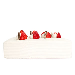 Pastel Fresas con Crema