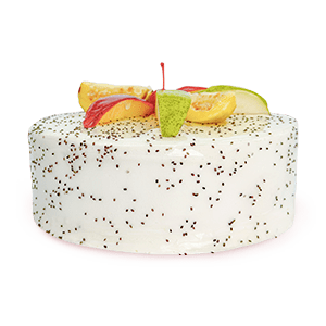 Pastel Frutal de Chía